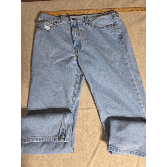 George Other - George Mens Regular Fit‎ Light Wash Blue Denim Jeans 34x30 GM08465